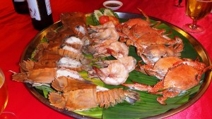 タイ風海鮮料理1